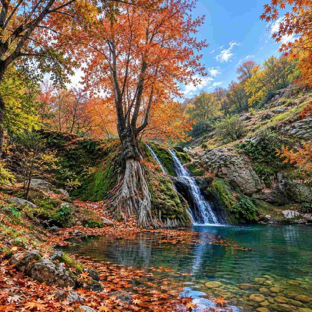 چەپە چنار — زستان